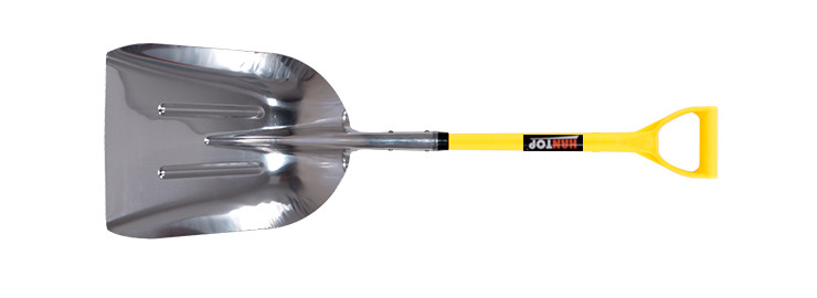 Item No.51509 12#Aluminium shovel with D solid fiberglass handle