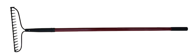 Item No.76314 Full forged bow rake 16T with fiberglass handle