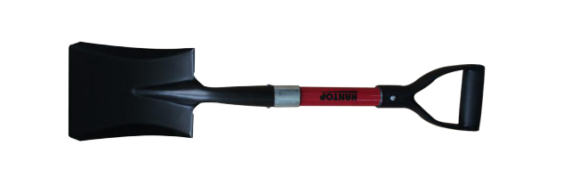 Item No.77312 Mini Square shovel with fiberglass handle + PB grip 