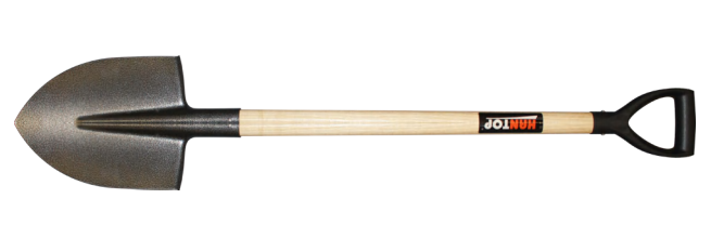 Item No.72307 Sharp spade with wooden handle D pvc grip