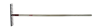 Item No.74411 Full forged stone 16t rake with connector and 54"ASH wooden handle 