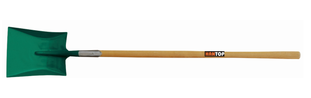 Item No.73313 Big square shovel with timber handle