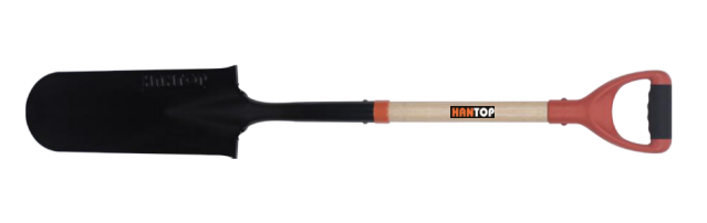 Item No.71321 Drain spade with wooden handle PA grip